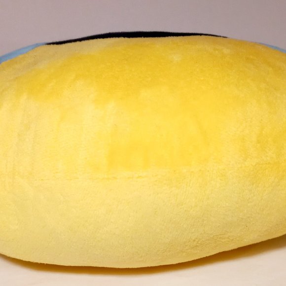 Emoji Yellow Plush Pillow Laugh Cry Smile 12 inch Round Soft Emoticon - Picture 5 of 9
